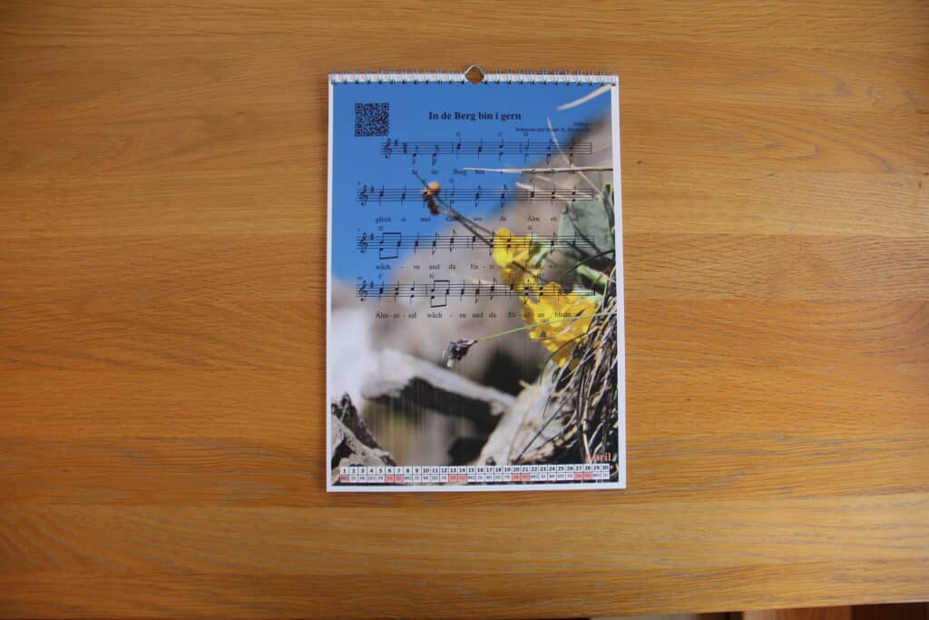 Klingender Kalender ( Bild/ Notenkalender zum Mitsingen QR-Code) – Bild 6