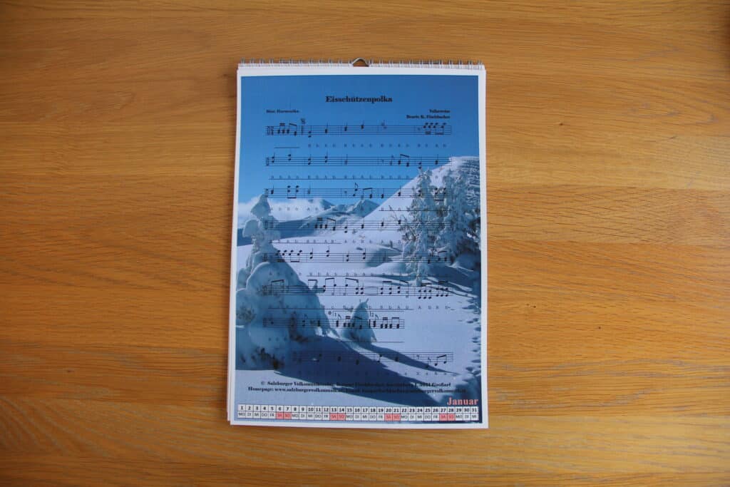 Klingender Kalender ( Bild/ Notenkalender zum Mitsingen QR-Code) – Bild 4